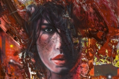 Gesicht 120 x 100cm,