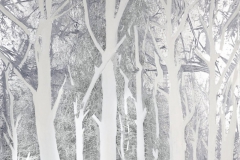 Bäume in Silber