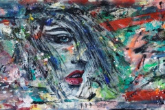 GESICHTER V | 100x050cm