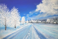 Spuren im Schnee